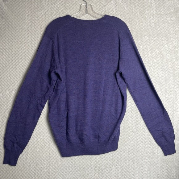 Peter Millar 100% Extra Fine Italian Merino Wool Sweater Men's Size Medium - Picture 2 of 7